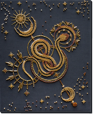 Bead Embroidery Kit Main Bead Embroidery Kit Golden talisman