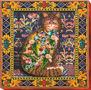 Bead Embroidery Kit Main Bead Embroidery Kit Fairy-tale about a cat