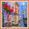Bead Embroidery Kit Mini Bead embroidery kit Venice landscape