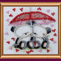 Magnets Bead Embroidery Kit Magnets Bead embroidery kit Bears under umbrella