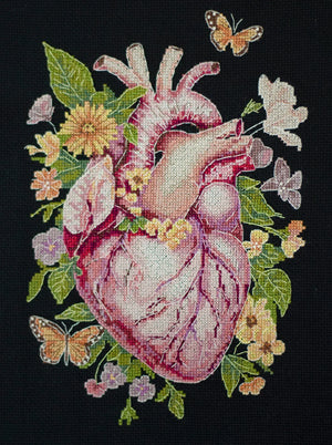 Cross Stitch Kit Cross-stitch kits Anatomy of feelings