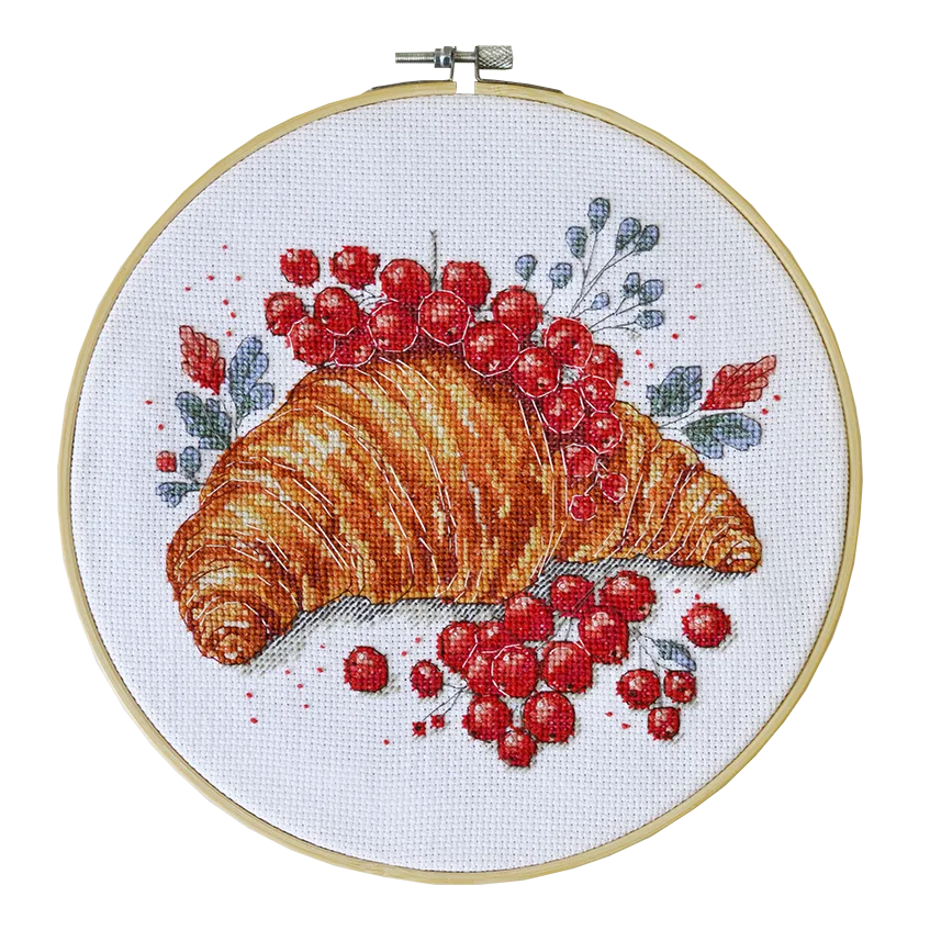 Cross Stitch Kit Cross-stitch kits Redcurrant Croissant