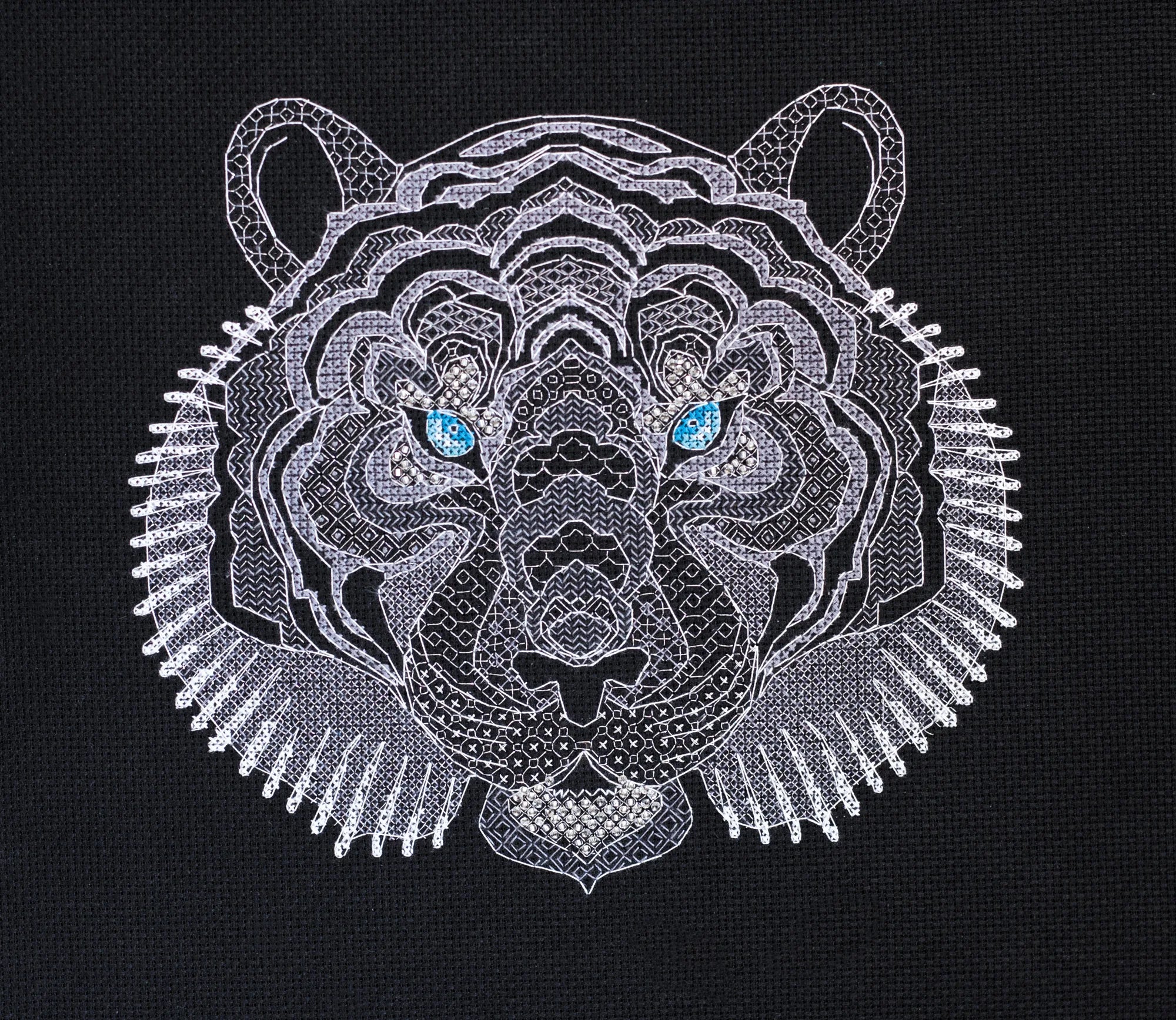 Cross Stitch Kit Cross-stitch kits White Tiger