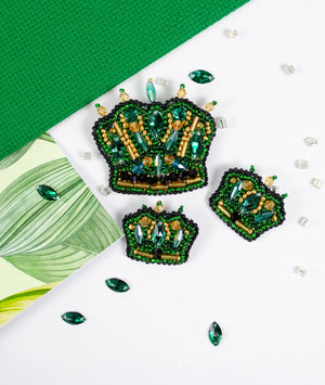 Brooch Embroidery Kit Decoration Symbol of the monarch (Decoration)