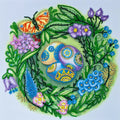 Bead Embroidery Kit Mid-sized bead embroidery kit Easter wreath