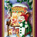 Postcards Bead Embroidery Kit Postcard Bead embroidery kit Happy New Year – 5