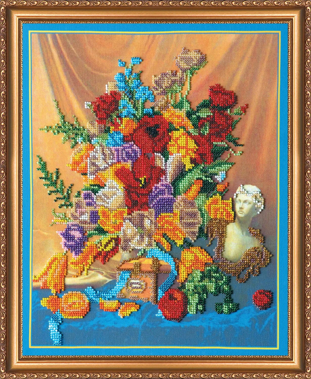 Bead Embroidery Kit Main Bead Embroidery Kit Tulips