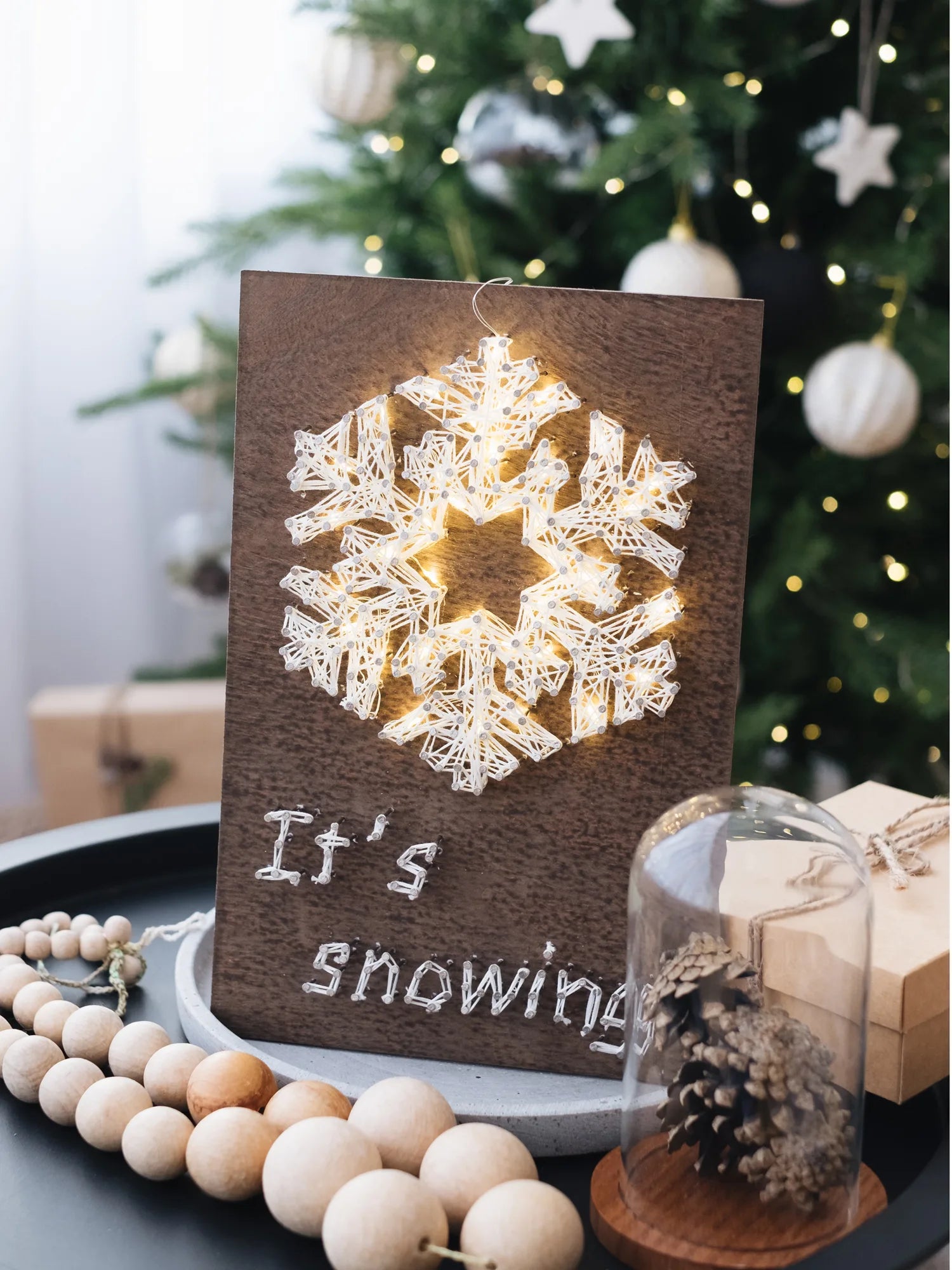 String Art Kit Creative Kit/String Art Snowflake