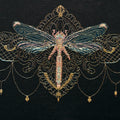 Cross Stitch Kit Cross-stitch kits Golden dragonfly