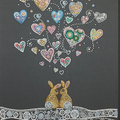 Bead Embroidery Kit Main Bead Embroidery Kit Rabbits in love