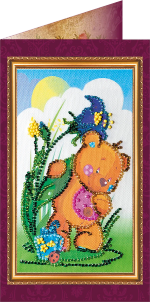 Postcards Bead Embroidery Kit Postcard Bead embroidery kit Happy 8th of March (Women's Day) – 6