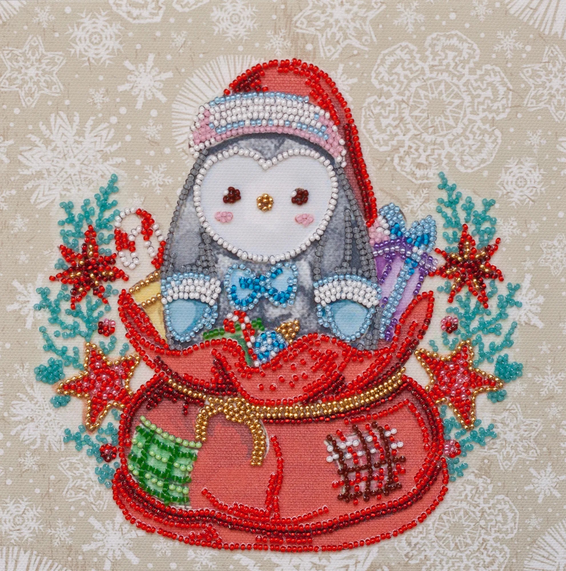 Bead Embroidery Kit Mid-sized bead embroidery kit Here I am!