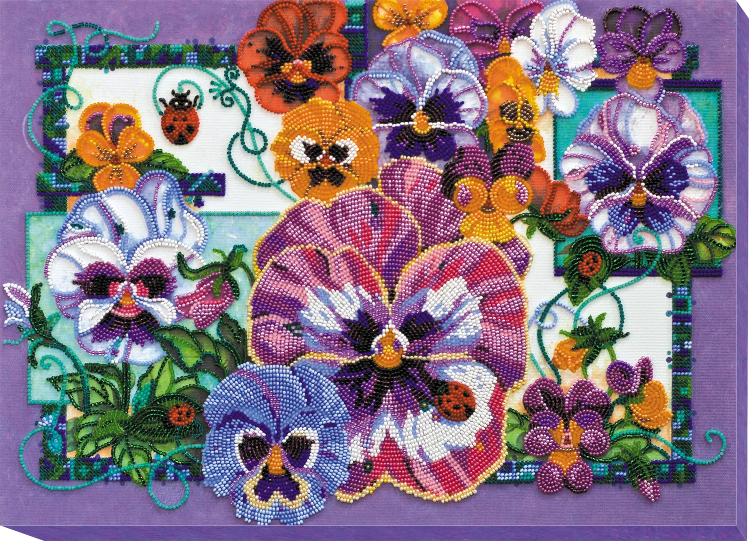 Bead Embroidery Kit Main Bead Embroidery Kit Heart's-ease