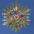Bead Embroidery Kit Mini Bead embroidery kit Snow sparkles
