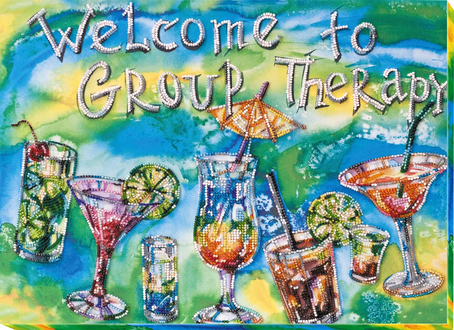 Bead Embroidery Kit Main Bead Embroidery Kit Cocktail-party