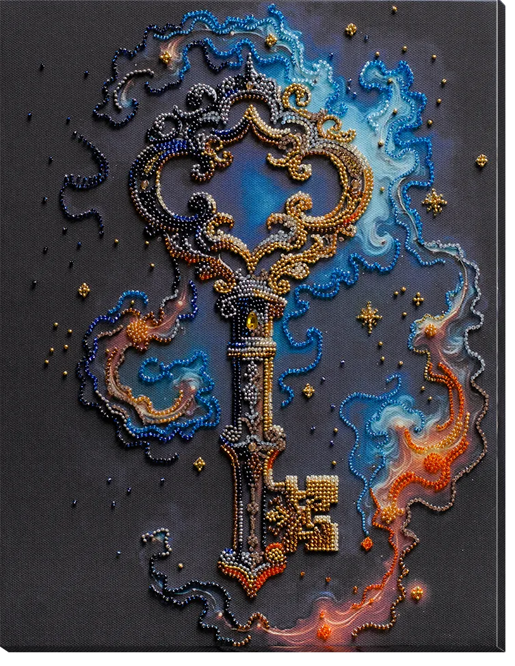 Bead Embroidery Kit Main Bead Embroidery Kit The key to happines