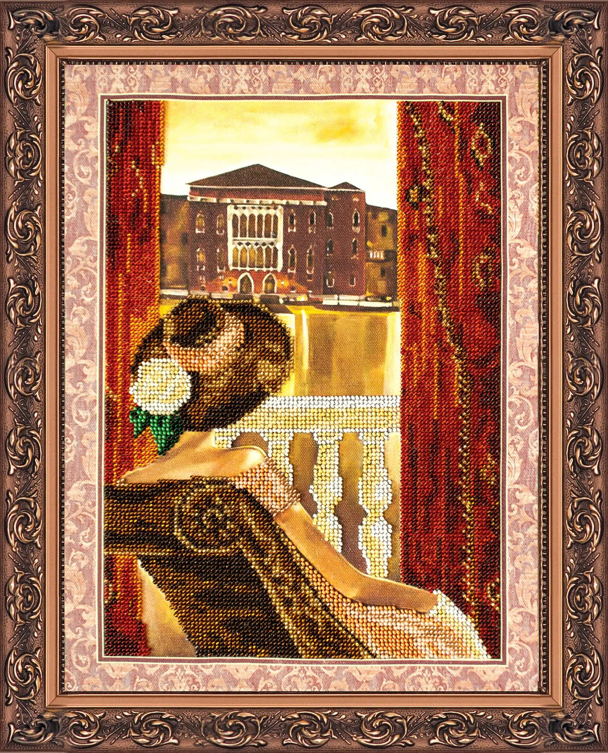 Bead Embroidery Kit Main Bead Embroidery Kit Vanilla