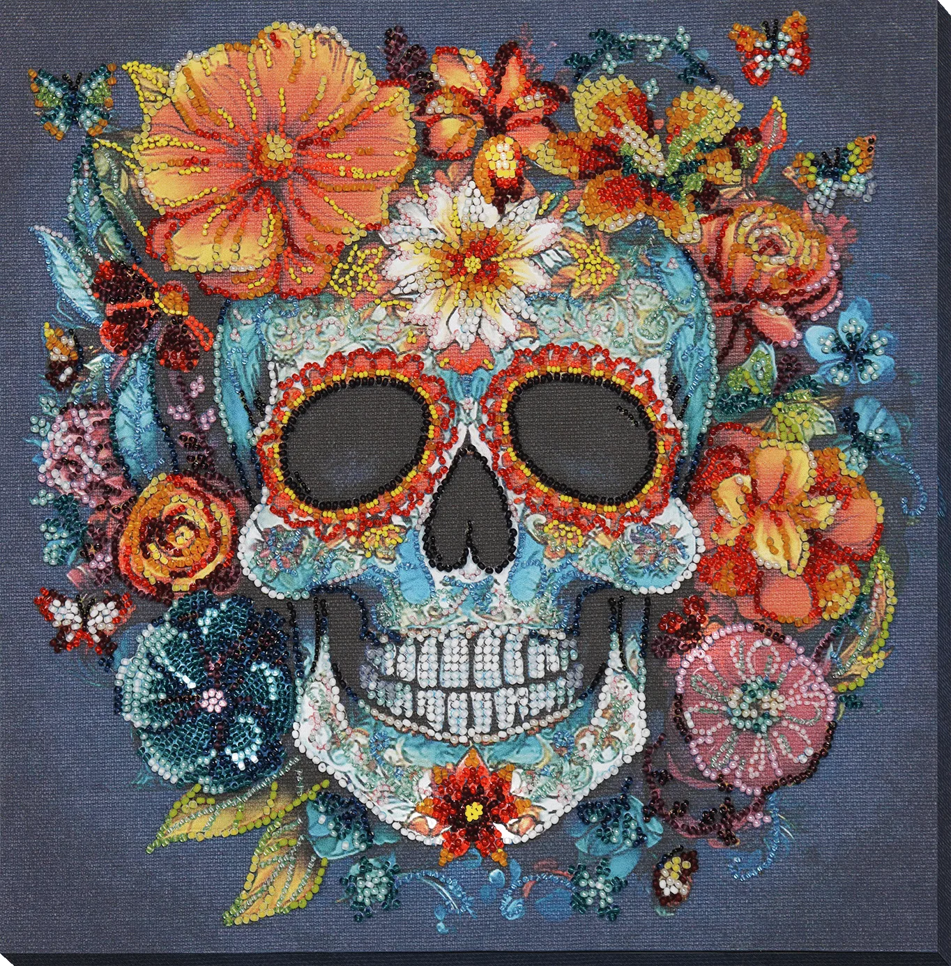 Bead Embroidery Kit Main Bead Embroidery Kit Calavera