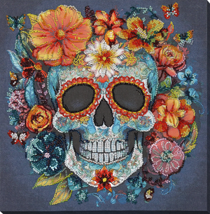 Bead Embroidery Kit Main Bead Embroidery Kit Calavera