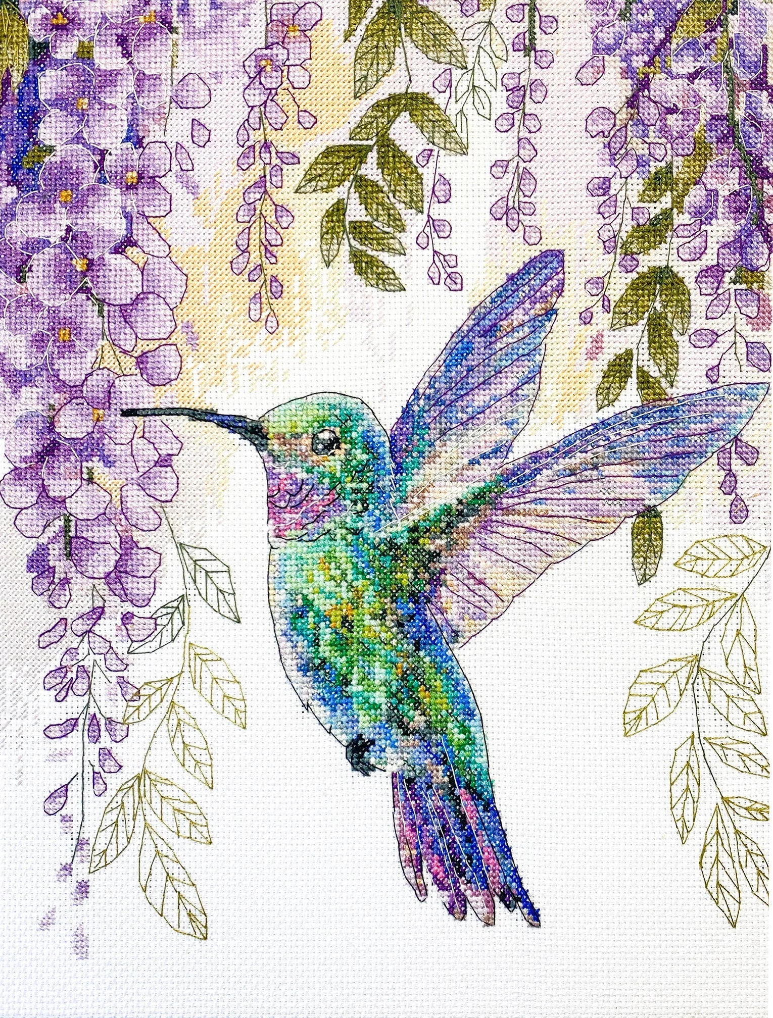 Cross Stitch Kit Cross-stitch kits The flight of the hummingbird (Animals and birds)