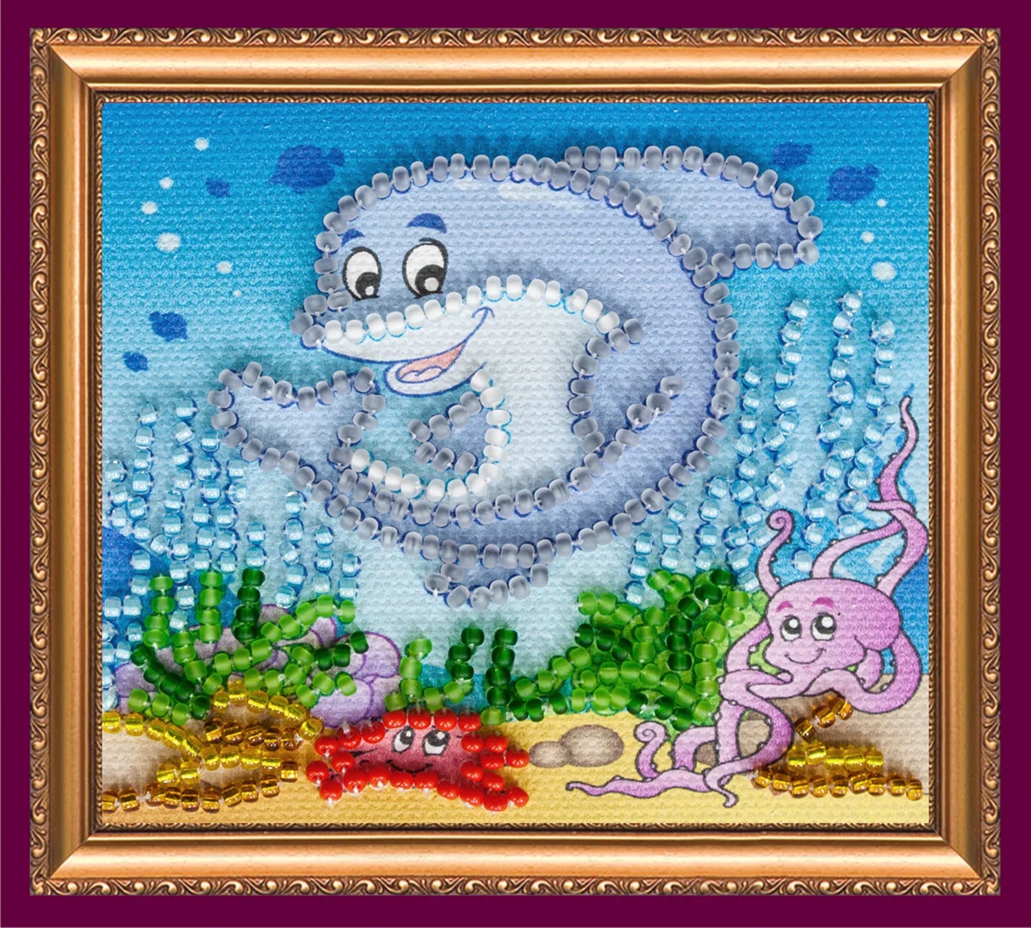 Magnets Bead Embroidery Kit Magnets Bead embroidery kit Undersea kingdom