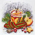 Cross Stitch Kit Cross-stitch kits Winter tea