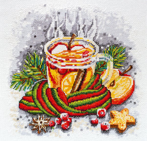 Cross Stitch Kit Cross-stitch kits Winter tea