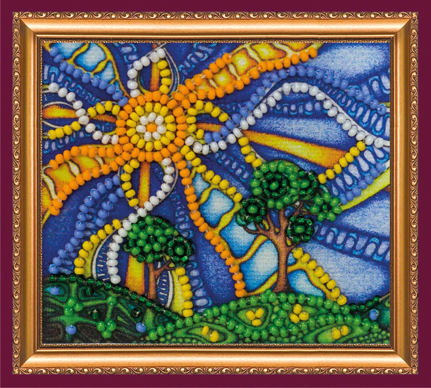 Magnets Bead Embroidery Kit Magnets Bead embroidery kit Life-giving sun