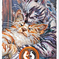 Bead Embroidery Kit Main Bead Embroidery Kit Purring