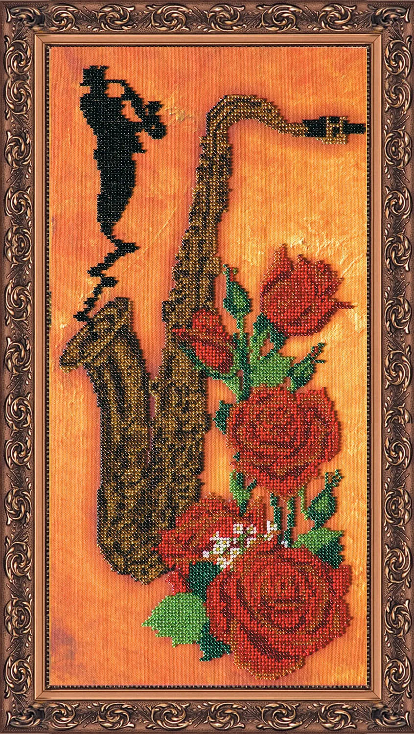 Bead Embroidery Kit Main Bead Embroidery Kit Elegante (Musical display)