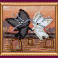 Magnets Bead Embroidery Kit Magnets Bead embroidery kit Fly with cats