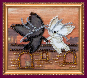 Magnets Bead Embroidery Kit Magnets Bead embroidery kit Fly with cats