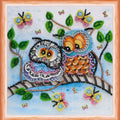 Bead Embroidery Kit Mini Bead embroidery kit Owl Duet