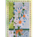 Postcards Bead Embroidery Kit Postcard-envelope for microbead embroidery Chamomile