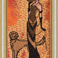 Bead Embroidery Kit The lady with the dog