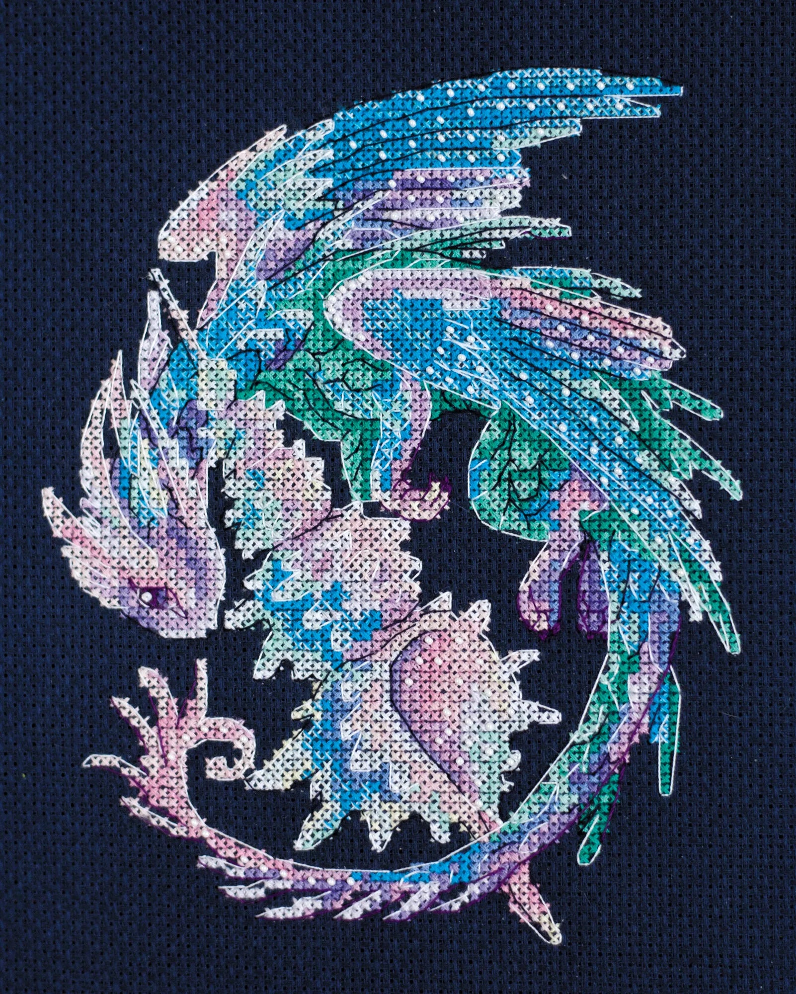 Cross Stitch Kit Cross-stitch kits Baby dragon