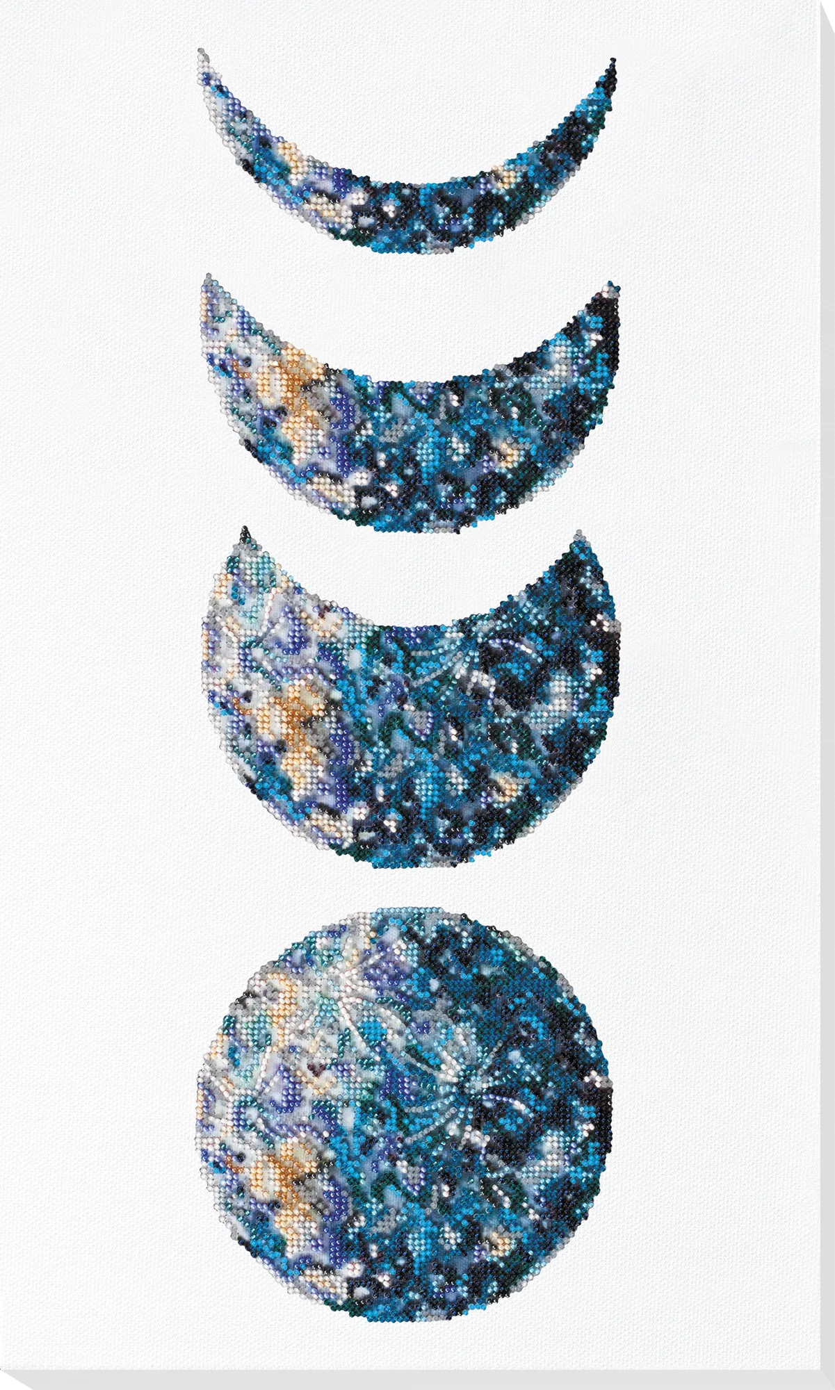 Bead Embroidery Kit Main Bead Embroidery Kit Moon phases w