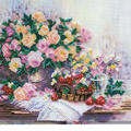 Bead Embroidery Kit Main Bead Embroidery Kit Pink gauze