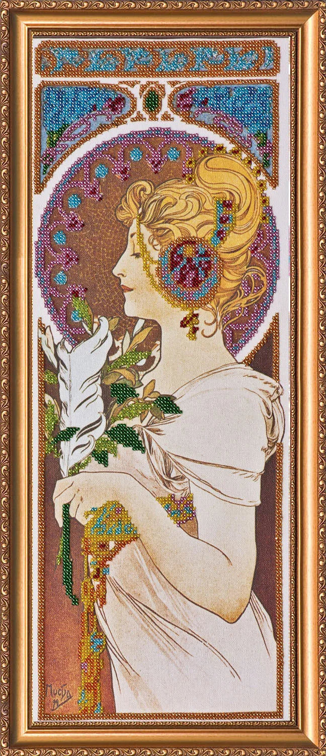 Bead Embroidery Kit Main Bead Embroidery kit Chantal