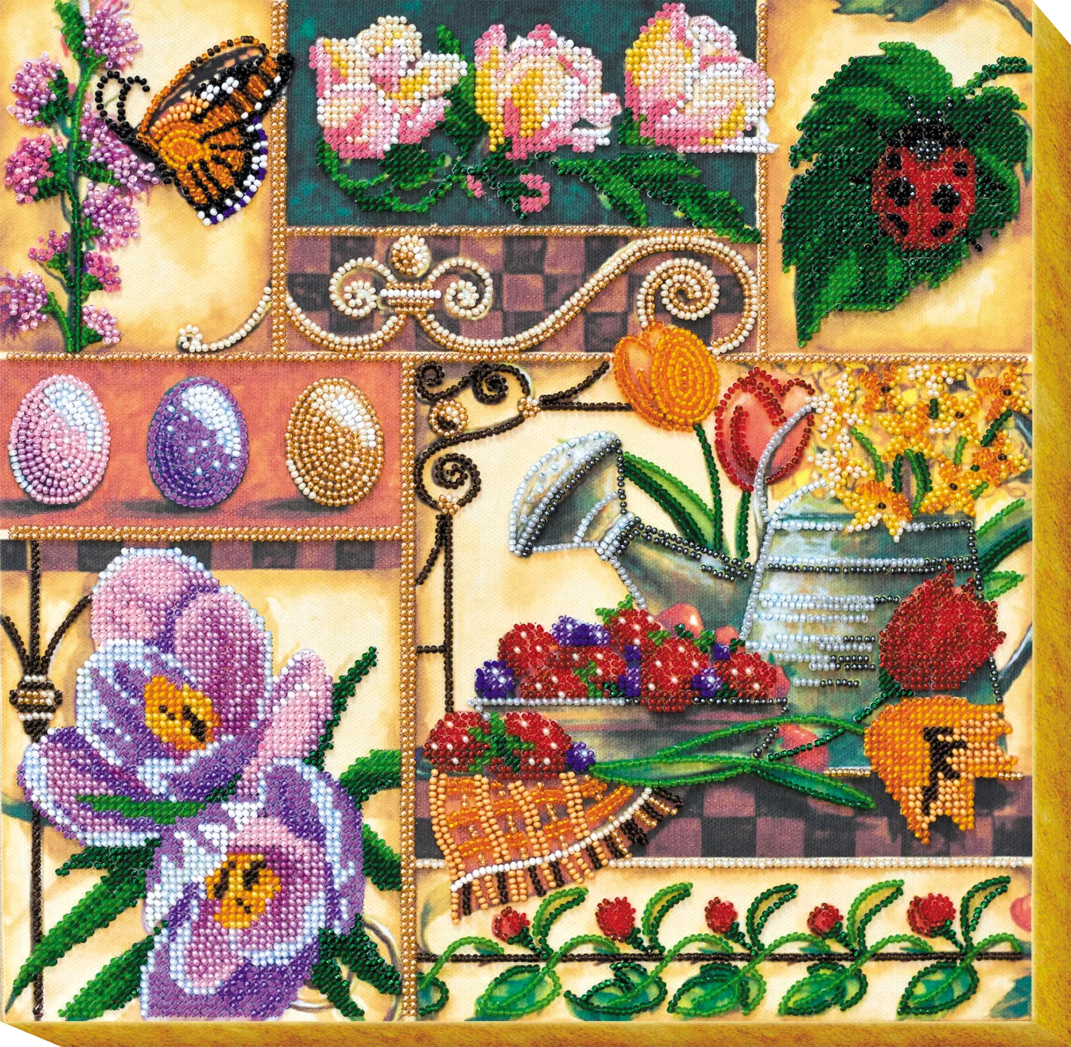 Bead Embroidery Kit Main Bead Embroidery Kit Spring treasures