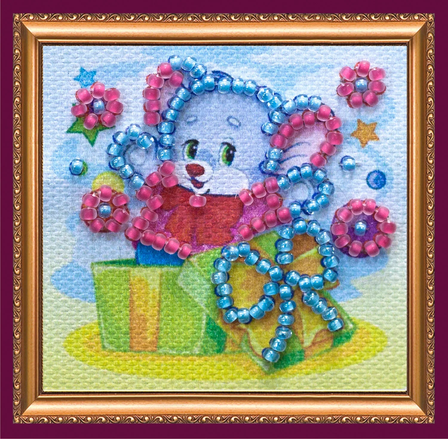 Magnets Bead Embroidery Kit Mini Magnets Bead embroidery kit Surprising gift