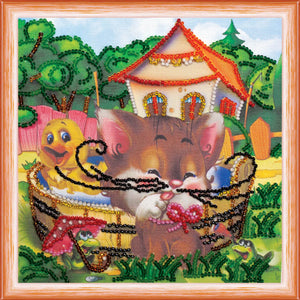 Bead Embroidery Kit Mini Bead embroidery kit Summer day