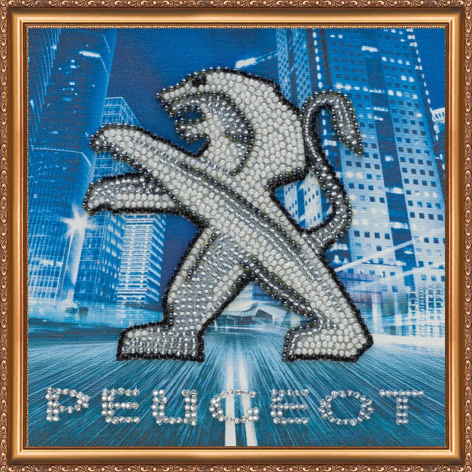 Bead Embroidery Kit Mini Bead embroidery kit PEUGEOT