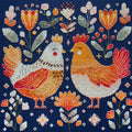 Cross Stitch Kit Cross-stitch kits Best hen friends