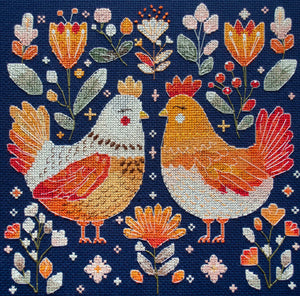 Cross Stitch Kit Cross-stitch kits Best hen friends