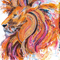Bead Embroidery Kit Main Bead Embroidery Kit Fire-maned lion