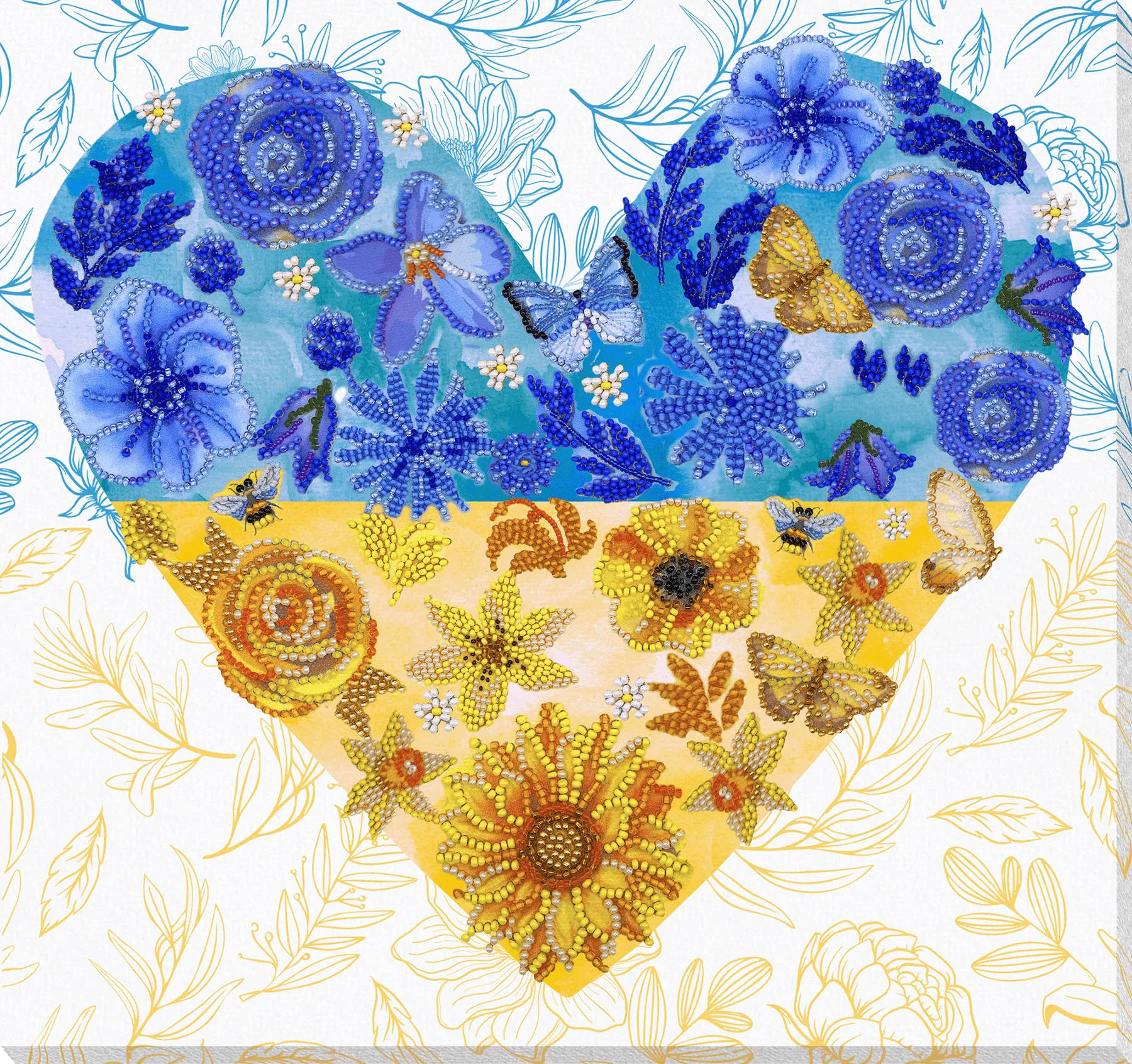 Bead Embroidery Kit Main Bead Embroidery Kit Always in the heart