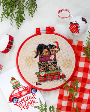 Cross Stitch Kit Cross-stitch kits Cat and mouse