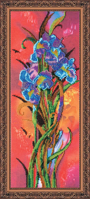 Bead Embroidery Kit Main Bead Embroidery Kit Iris
