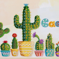 Bead Embroidery Kit Main Bead Embroidery Kit Cactuses